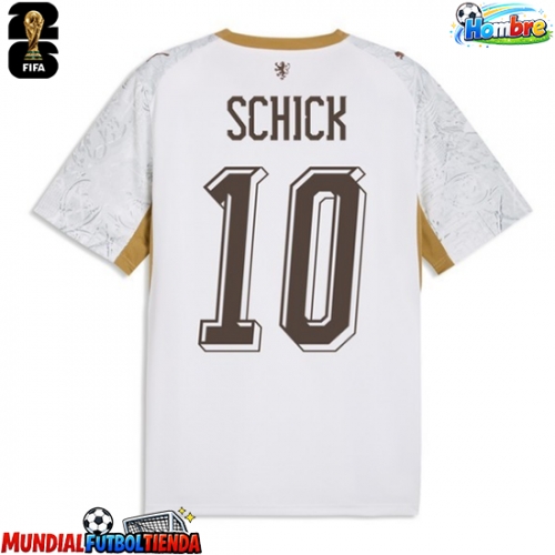 Camiseta República Checa Patrik Schick #10 Segunda Equipación Replica Mundial 2026 mangas cortas